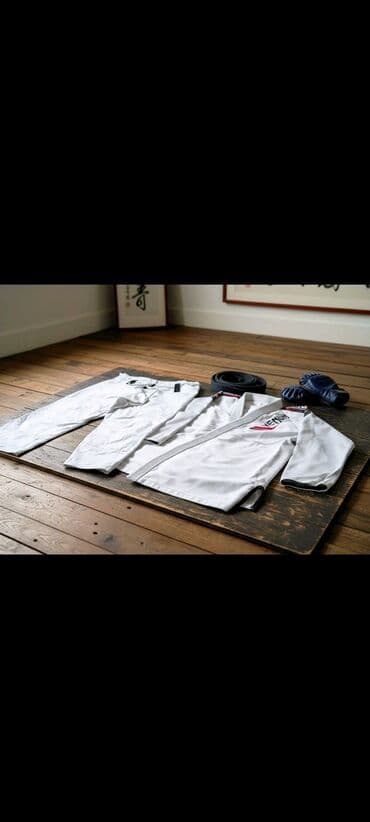 большая ваза для пальмы: Кимоно для бразильского джиу-джитсу Venum А3 (куртка и штаны), белого — 1