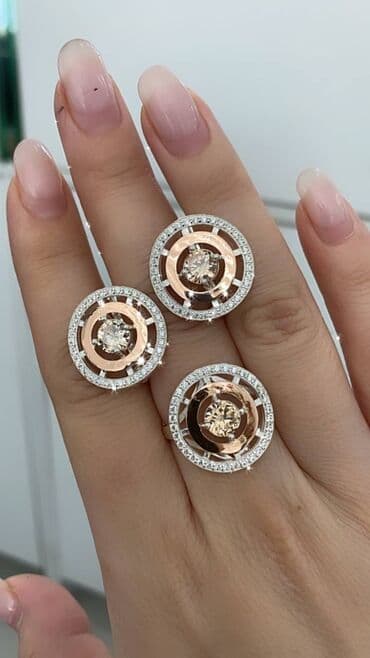 свадебные наборы ручной: Набор украшений, Проба 925, Женские, Новый — 1