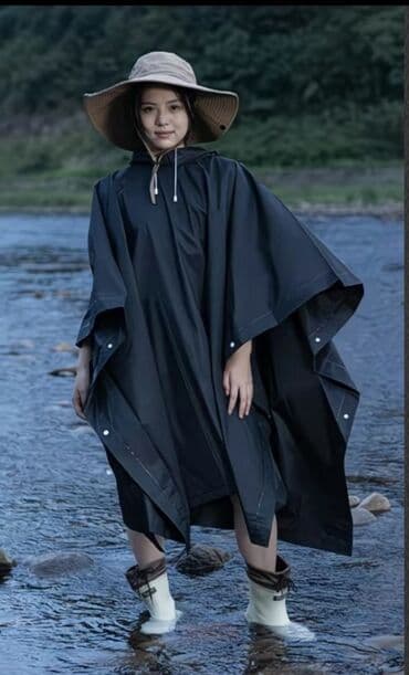 военный дождавик: Многофункциональный дождевик-пончо с капюшоном - Тип: непромокаемое — 1