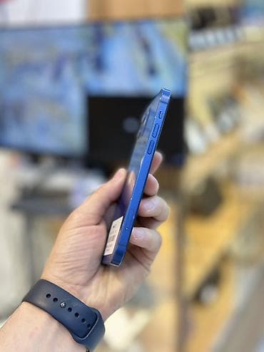 iphone 12 бу купить: IPhone 12, Б/у, 128 ГБ, Синий, Зарядное устройство, Защитное стекло, Чехол, В рассрочку, 84 % — 3