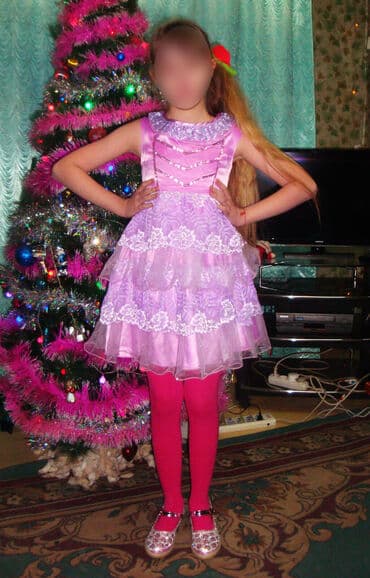 волейбольные формы: Детское платье, цвет - Фиолетовый, Новый — 2