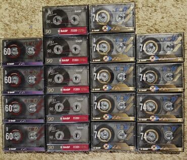 магнитофон касетный: Аудиокассеты оригинал TDK, BASF, SONY, RAKS,KONICA,SMAT. 1.TDK, BASF — 3