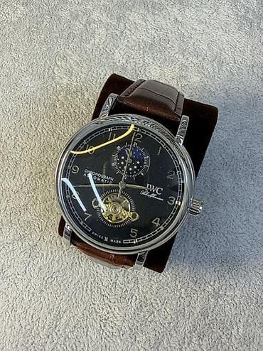 Личные вещи: Часы наручные IWC Schaffhausen, автоматические, с турбионом - — 4