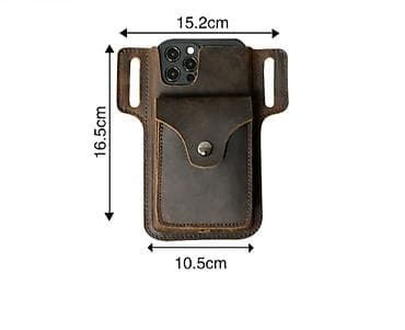 helio strap: Кожаный чехол для телефона iPhon на ремень - Материал: натуральная — 7