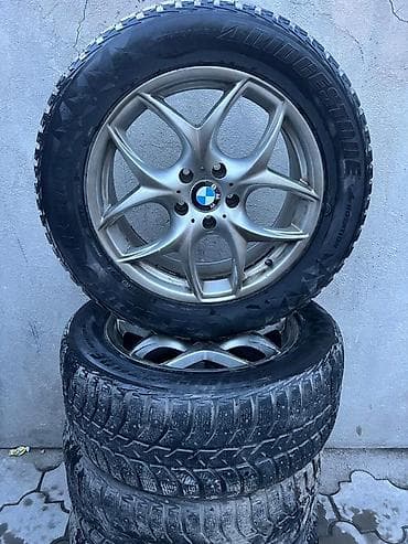 bmw diski: Колеса в сборе R 18, Зимняя шипованная, Б/у, Комплект, Литые — 1