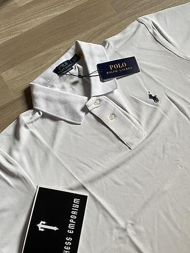 Плащи: Мужская футболка, M, L, Polo Ralph Lauren, Новый, цвет - Белый, Самовывоз, Платная доставка — 2