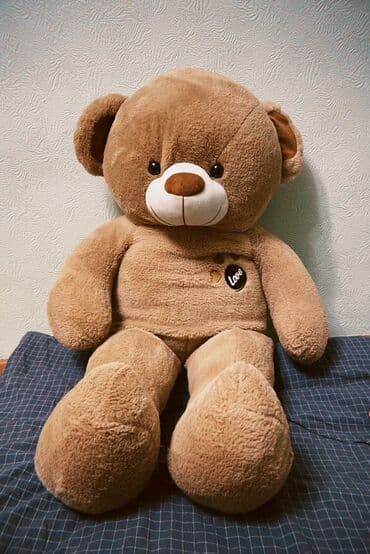 Большой плюшевый мишка за кг грудки либо что то взамен + at lalafo.kg Большой плюшевый мишка за кг грудки либо что то взамен +