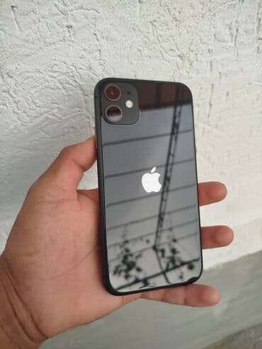 iphone 7 цена в бишкеке бу: IPhone 11, Колдонулган, 64 ГБ, Кара, Коргоочу айнек, Каптама, 78 % — 6
