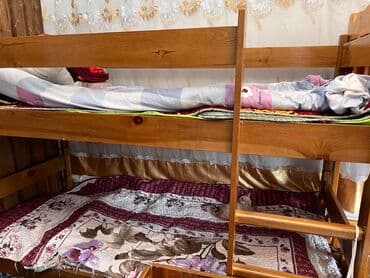 Продаются 2 деревянные двухярусные кровати. Цена указана за каждую at lalafo.kg Продаются 2 деревянные двухярусные кровати. Цена указана за каждую