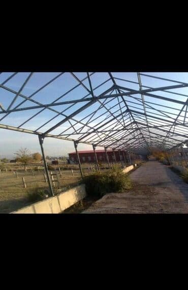 Оцинкованный металлический каркас теплицы, сборный at lalafo.kg Оцинкованный металлический каркас теплицы, сборный