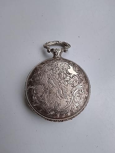 винтажный мир: Карманные часы с декоративной крышкой - Корпус из металла под серебро — 2