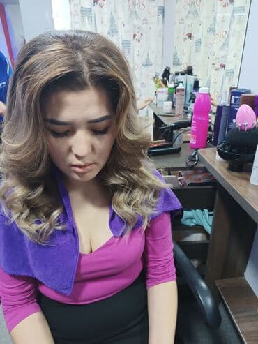 кресло барбер: Парикмахерские услуги: женские стрижки и укладки - Многоуровневые — 5