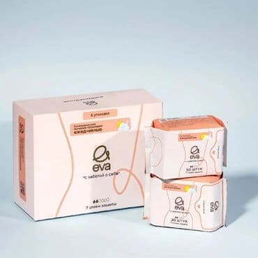 личный кабинет эрсаг кыргызстан: Гигиенические женские прокладки Eva. 1 бокс ( 6 упаковок)- стоит — 3