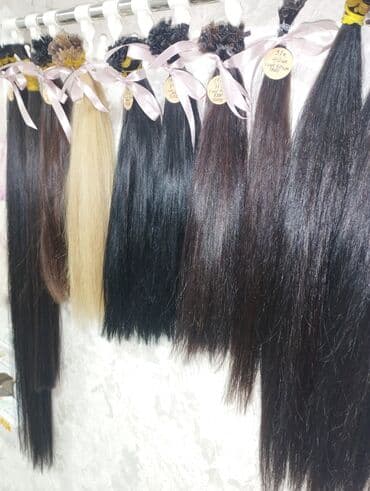 Натуральные заготовки волос для наращивания и изготовления париков. -