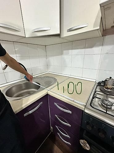 продаю бу кухонный гарнитур: Кухонный гарнитур, Б/у, цвет - Фиолетовый, Самовывоз — 6