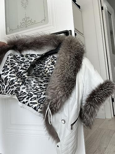 coco chanel: Кожаная куртка, Натуральная кожа, С меховой отделкой, Стандарт — 4