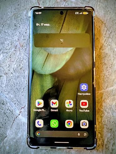 Google Pixel 7 Pro, Б/у, 128 ГБ, цвет - Зеленый, 2 SIM