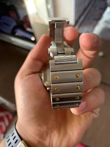 золото срочно: Классические часы часы, Cartier, Швейцария, Водонепроницаемые, Мужские, Б/у — 2