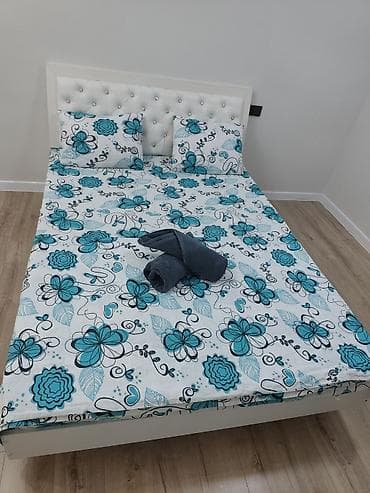 квартиры бишкек ночь: 2 комнаты, Душевая кабина, Постельное белье, Кондиционер — 6