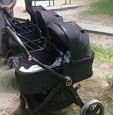 подножка к коляске: Коляска, цвет - Черный, Б/у — 4