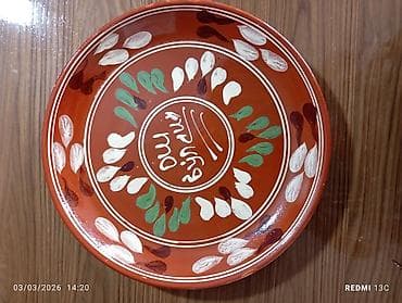 кожанные картины: Набор декоративных глиняных лягани ручной росписи состояние почти — 8