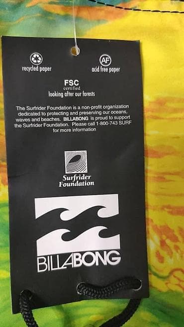 мужские купальные шорты: Шорты для купания Billabong.Австралийский бренд.Новые.Размер 38.Длина — 3