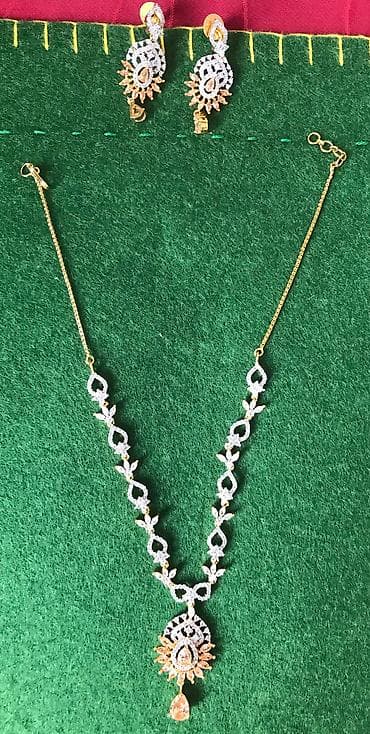 браслет золото: Серьги и колье, ювелирные украшения в качественной плотной позолоте — 3