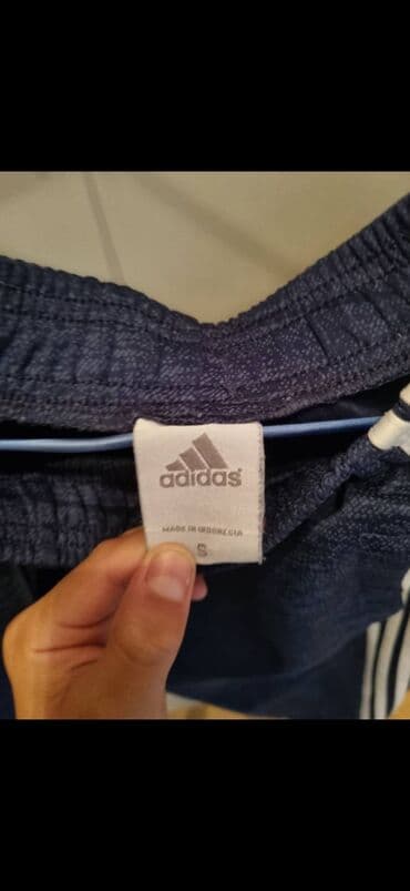 Костюмы: Мужской костюм, S, Adidas, Б/у, цвет - Голубой, Платная доставка, Самовывоз — 2