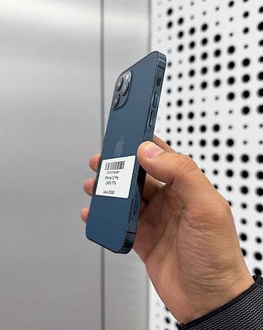 iphone mini: IPhone 12 Pro, Б/у, 256 ГБ, Pacific Blue, Защитное стекло, Чехол, В рассрочку, 77 % — 5