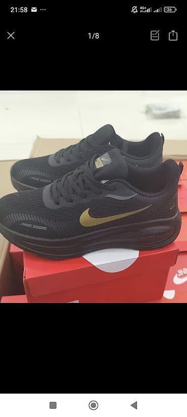 nike react: Мужские кроссовки, 40, Nike, Новый, цвет - Черный, Самовывоз, Платная доставка — 1