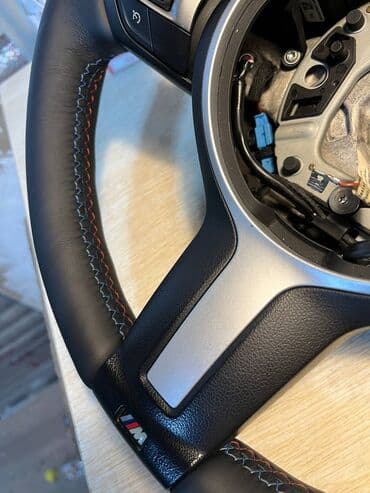 набор инструментов для работы с кожей: Перетяжка руля за 4 часа От 3500сом Перетяжка сидений — 3