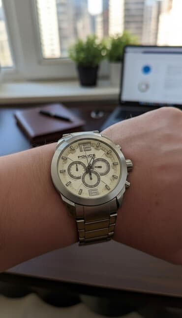 часы наручные электронные: Классические часы часы, Police, Водонепроницаемые, Мужские, Новый — 2