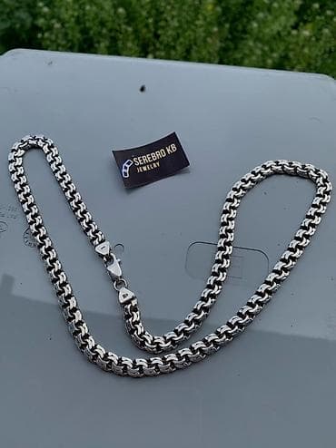 Жеке буюмдар: Серебряная цепь "Бисмарк" 90 грамм Серебряные Цепи и Браслеты ручной — 5