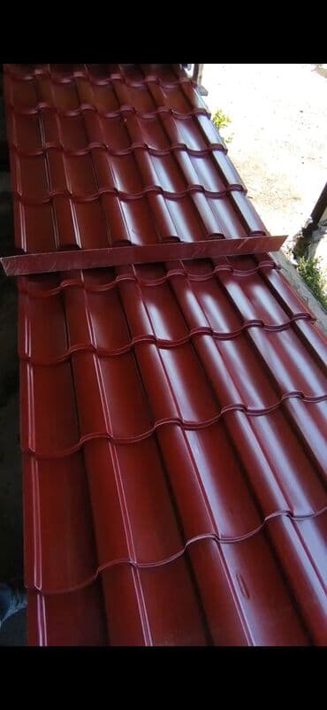 Черепица, Черепица, Черепица Металлочерепица в ассортименте цветов и at lalafo.kg Черепица, Черепица, Черепица Металлочерепица в ассортименте цветов и