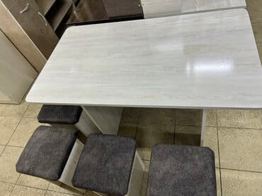 Столы: Стол тобуретка стол стуля размер 110на64 тобуретка4шт высота стола75 — 20