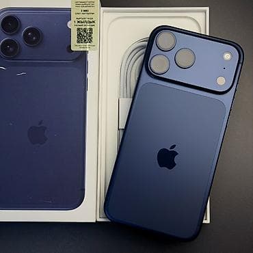 IPhone 17 Pro Max, Новый, Sierra Blue, Кабель