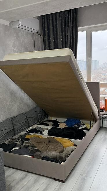 купить матрас 200 на 200: Двуспальная кровать, Новый, С мягким изголовьем, длина - 200 см — 2