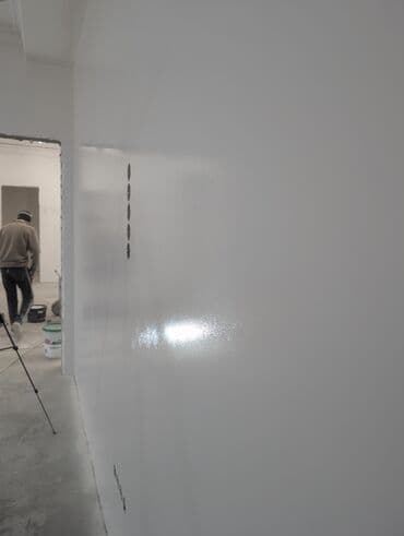 реставрация окрашенных межкомнатных дверей: Профессиональная отделка потолков и стен. - Глянцевая покраска с — 4