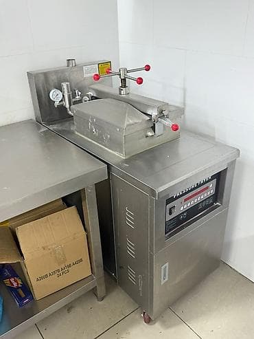 мороженое доставка: Промышленная наплитная фритюрница высокого давления (Pressure Fryer) — 4