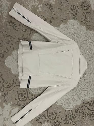 Кожаная куртка, Косуха, Экокожа, Укороченная модель, XS