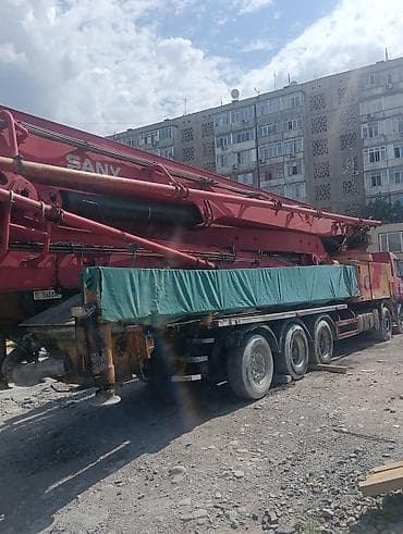 автобетононасос цена: Услуги бетон насос Помпа Высота 76 метров Помпа час 12000 сом до 10 — 4