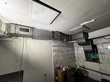 канальные вентиляторы: Вытяжная вентиляционная система для кухни/производственных помещений — 1