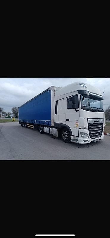 полуприцеп мега 105: Тягач, DAF, Тентованный — 4