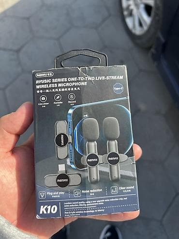 any cast: Беспроводная система микрофонов Remax K10 (Ryusic Series) для стримов — 2