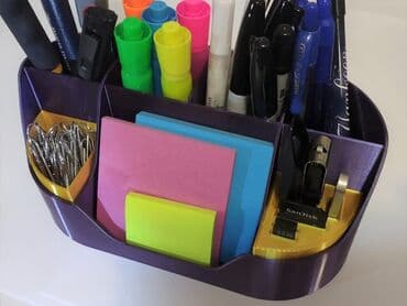 офисный органайзер: "Организуйте ваш рабочий стол с оригинальным органайзером 3D-печати! — 2