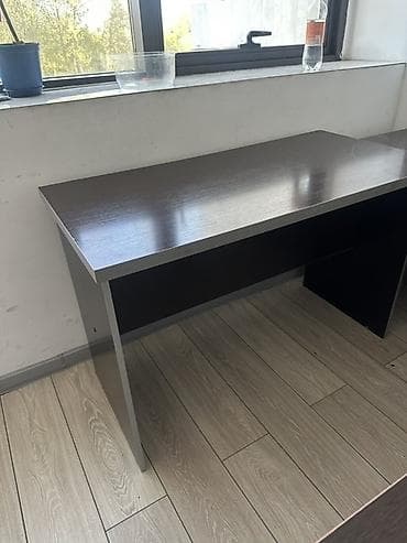 стол письменный б: Офисный стол, Нерегулируемый, цвет - Коричневый, Прямоугольный, ЛДСП — 3