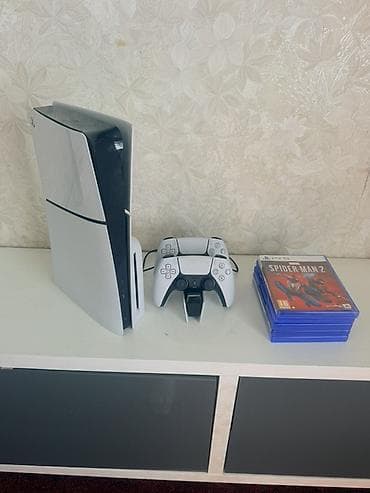 Видеоигры и приставки: PlayStation 5 1TB (версия с дисководом) + аксессуары и набор игр, в — 3