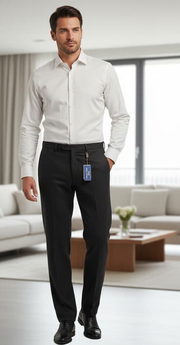 шерстяные кофты женские больших размеров: Мужские брюки, 8XL, Новый, цвет - Серый — 1