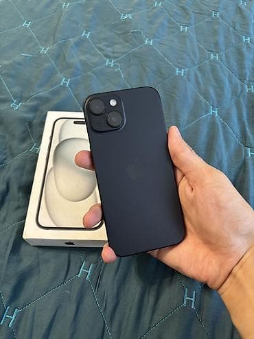 true: IPhone 15, Б/у, 128 ГБ, Черный, 74 % — 3