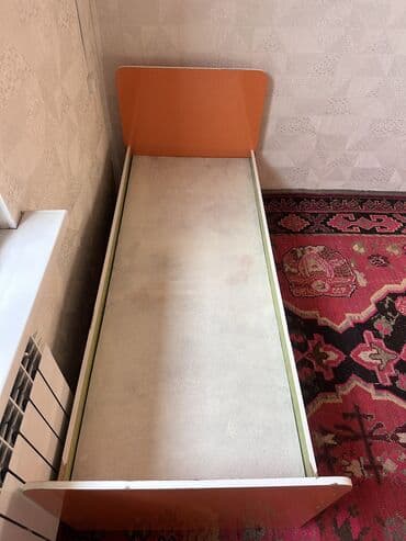 Окна и комплектующие: Односпальная кровать, Б/у, С ящиком для хранения, длина - 175 см — 6